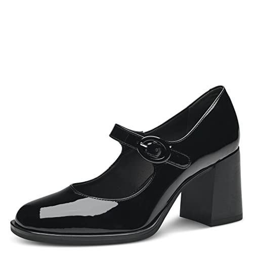 Tamaris Damskie czółenka 1-1-24440-41, Black Patent, 39 EU, 39 eu