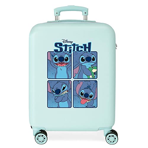 Disney Adorable Stitch Walizka kabinowa, jeden rozmiar, niebieski, Talla única, walizka kabinowa