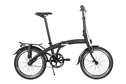 U.GO Unisex Adult Dare S1 składane koła, czarne, uniwersalne