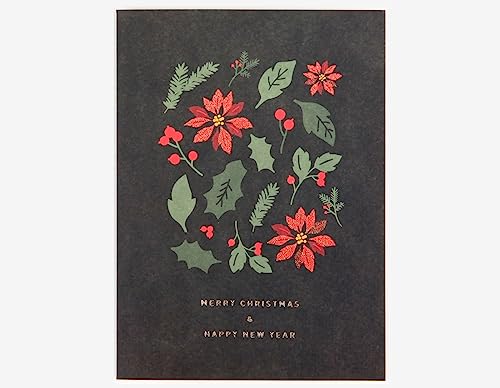 Dailylike Karta wiadomości poinsettia 9,5x13cm.