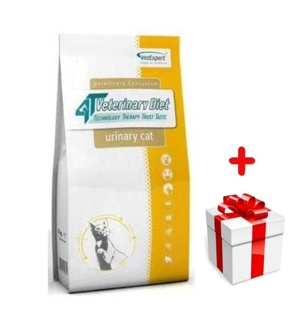 4T Veterinary Diet Cat Urinary 6kg+ niespodzianka dla kota GRATIS!