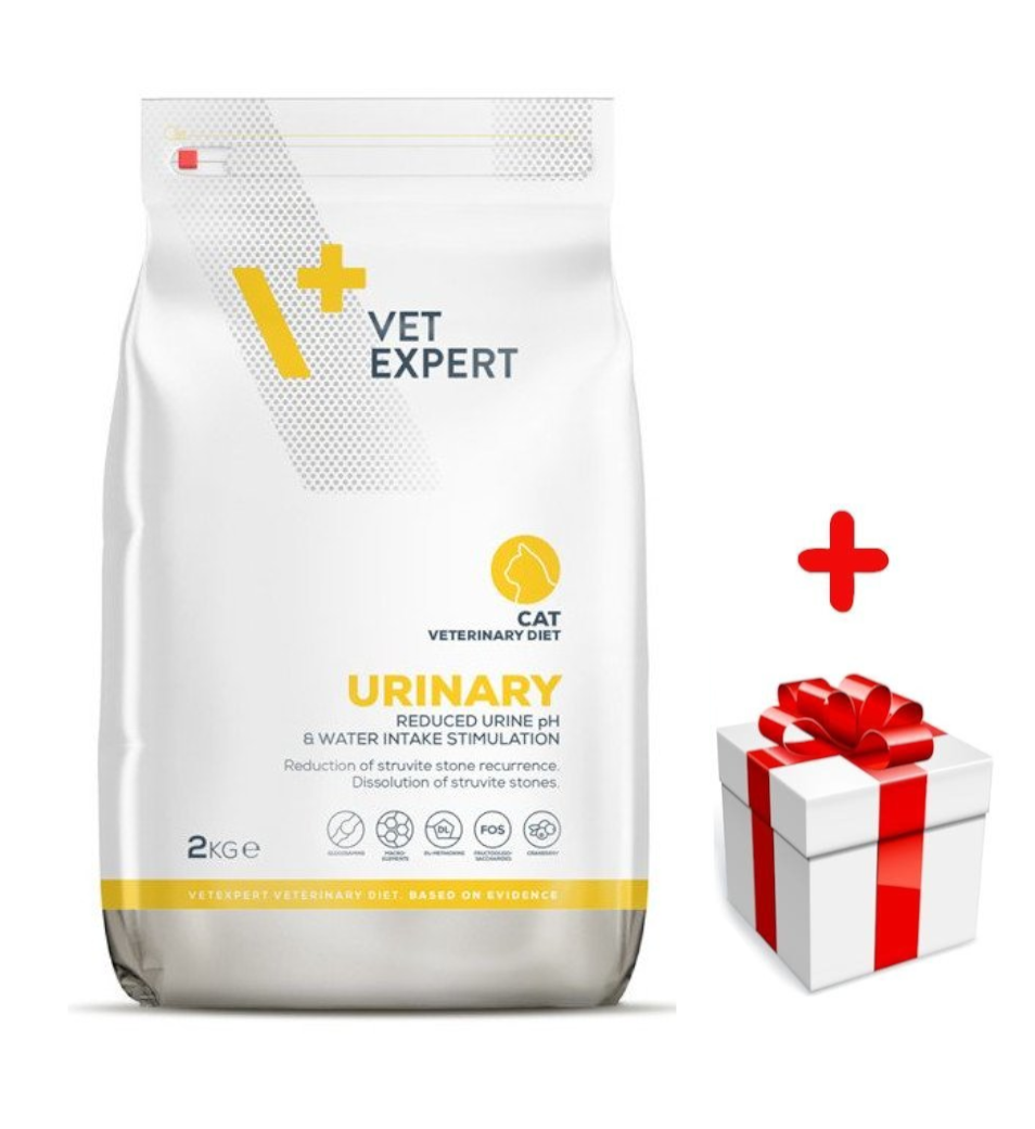 4T Veterinary Diet Cat Urinary 2kg + niespodzianka dla kota GRATIS!