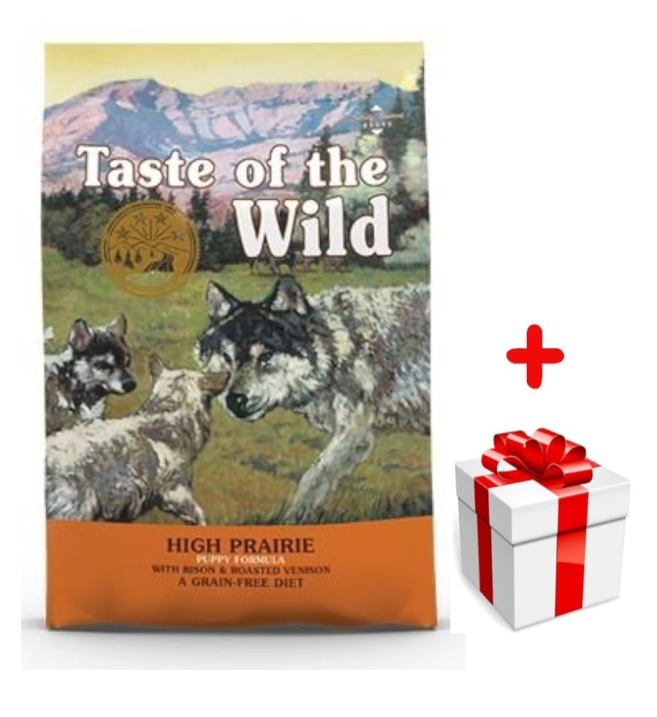 TASTE OF THE WILD High Prairie Puppy 5,6kg + niespodzianka dla psa GRATIS!