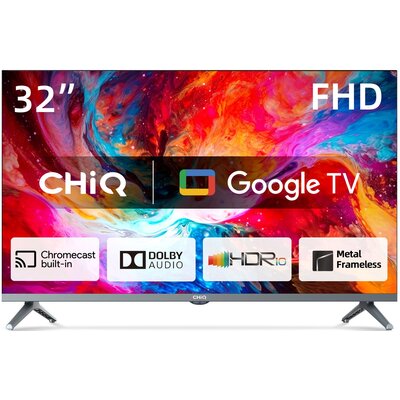 Zdjęcia - Telewizor CHiQ   L32M8TG 32" LED Full HD Google TV Dolby Audio Darmowa dosta 