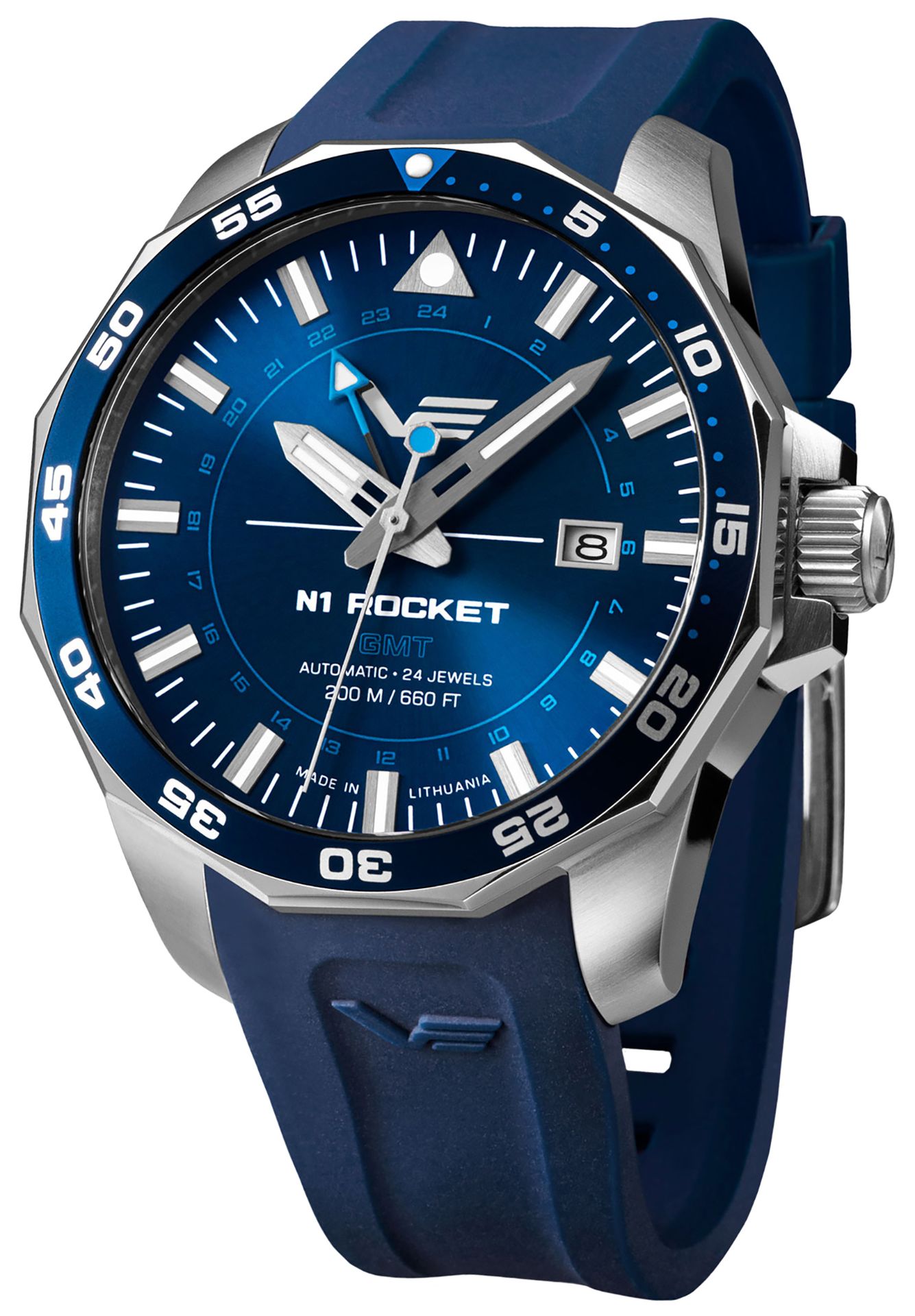 Zegarek Vostok Europe NH34-225A712S Rocket N-1 Automatic GMT