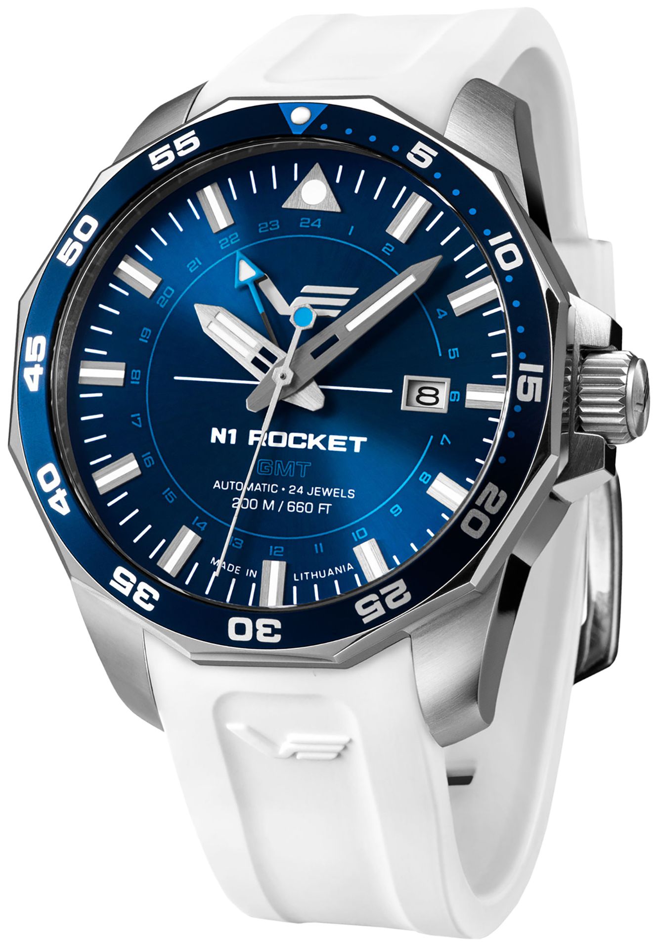 Zegarek Vostok Europe NH34-225A712SW Rocket N-1 Automatic GMT