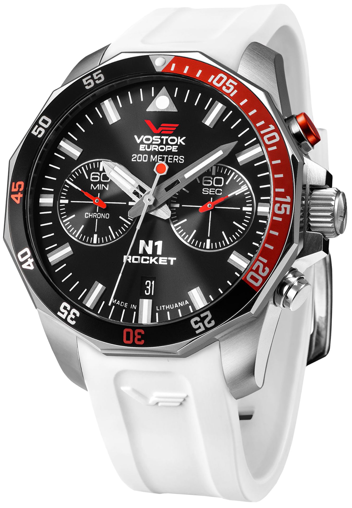 Zegarek Vostok Europe 6S21-225A707SW Rocket N-1 Chrono