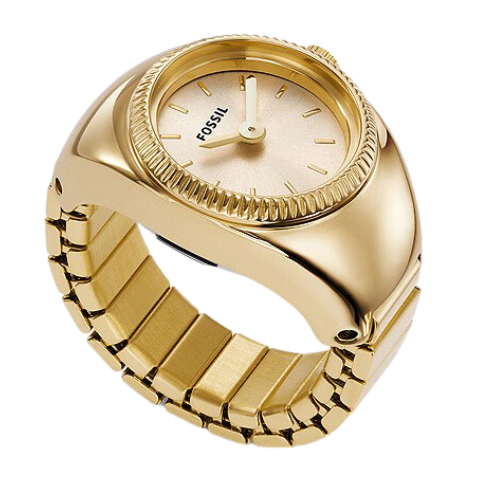 Zegarek Fossil ES5246 w formie pierścionka w kolorze złotym - Natychmiastowa WYSYŁKA 0zł (DHL DPD INPOST) | Grawer 1zł | Zwrot 100 dni