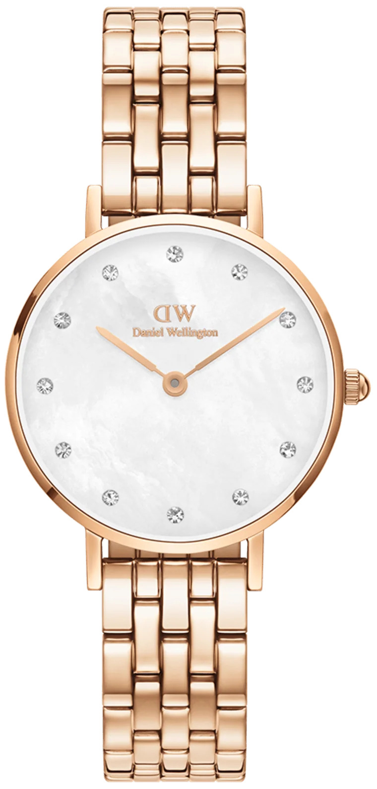 Zegarek Daniel Wellington DW00100613 Petite Lumine 5-Link Melrose MOP 28 mm - Natychmiastowa WYSYŁKA 0zł (DHL DPD INPOST) | Grawer 1zł | Zwrot 100 dni