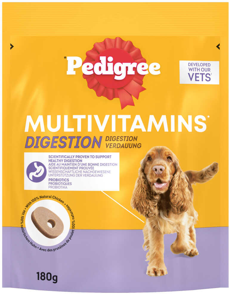 Pedigree Multivitamins, przysmaki na trawienie - 180 g