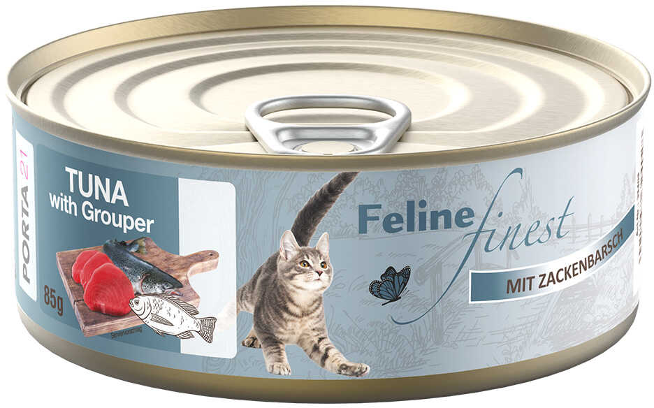 Feline Finest, 85 g - Tuńczyk z granikiem wielkim