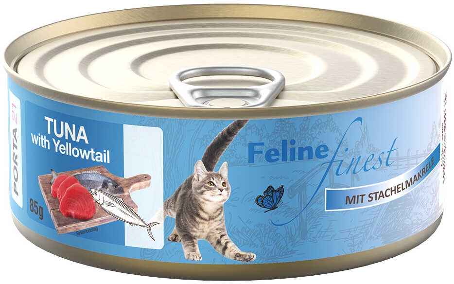 Feline Finest, 85 g - Tuńczyk z seriolą olbrzymią