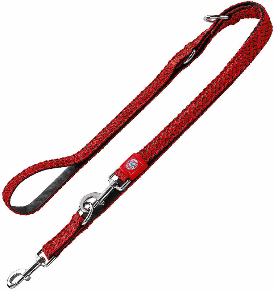 Smycz regulowana HUNTER Hilo FC Bayern Monachium - Dł. 200 cm, szer. 15 mm