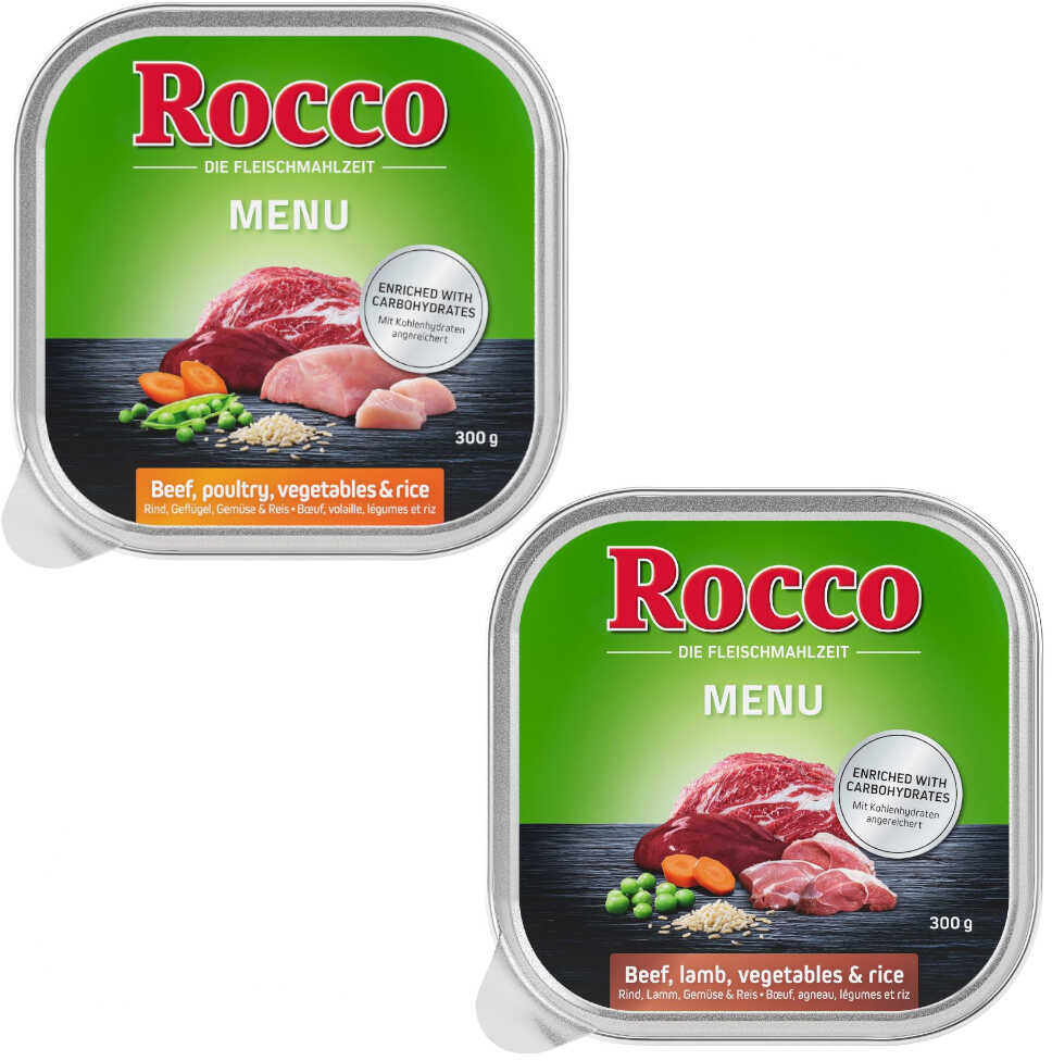 Rocco Menu, 9 x 300 g - Zestaw mieszany (3 smaki)