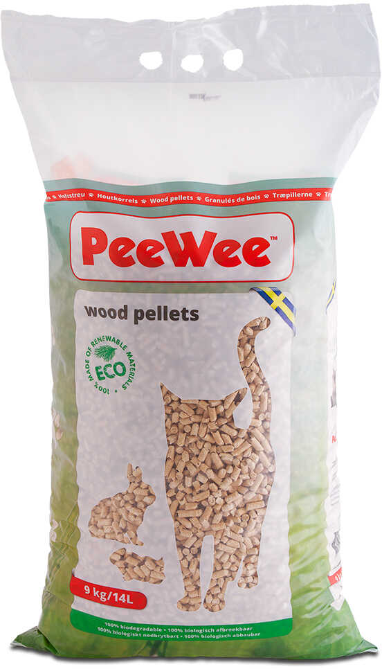 PeeWee EcoGranda Zestaw startowy - PeeWee Wood Pellets, żwirek 9kg