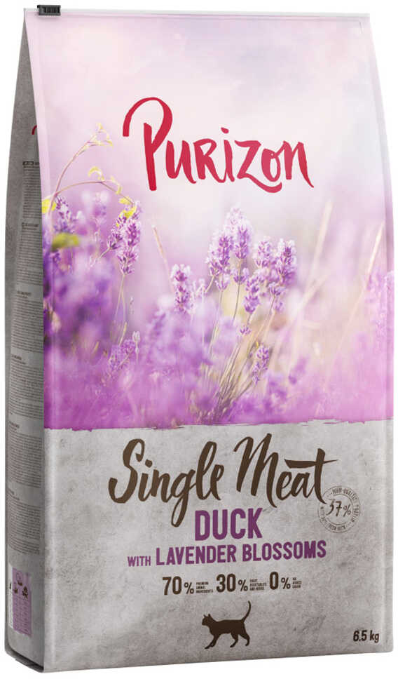 Purizon Single Meat, kaczka z kwiatami lawendy - 2 x 6,5 kg Dostawa GRATIS!