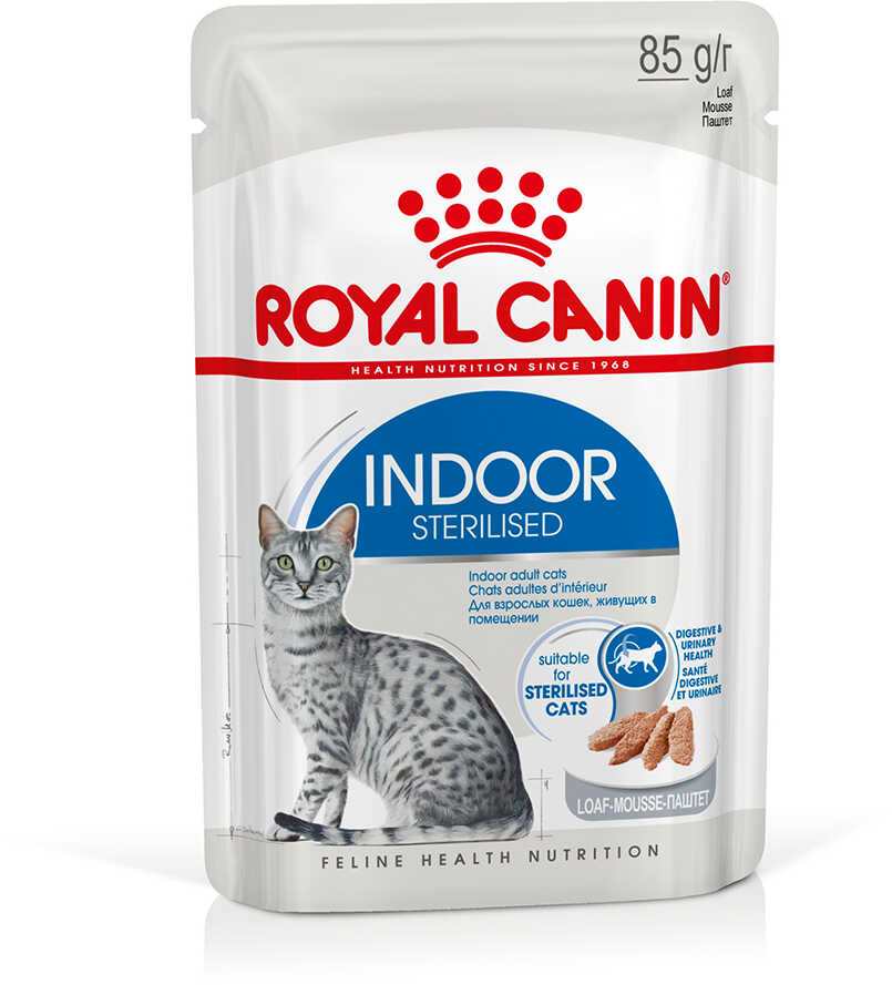 Royal Canin Indoor Sterilised Loaf Mousse - 24 x 85 g