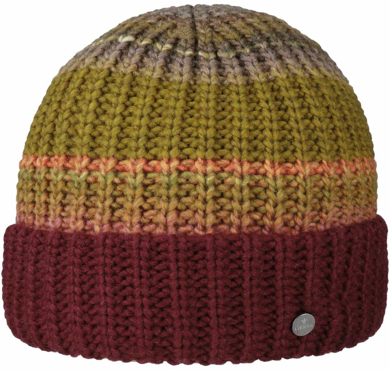 Czapka z Mankietem Lundamo by Lierys, zielony, One Size