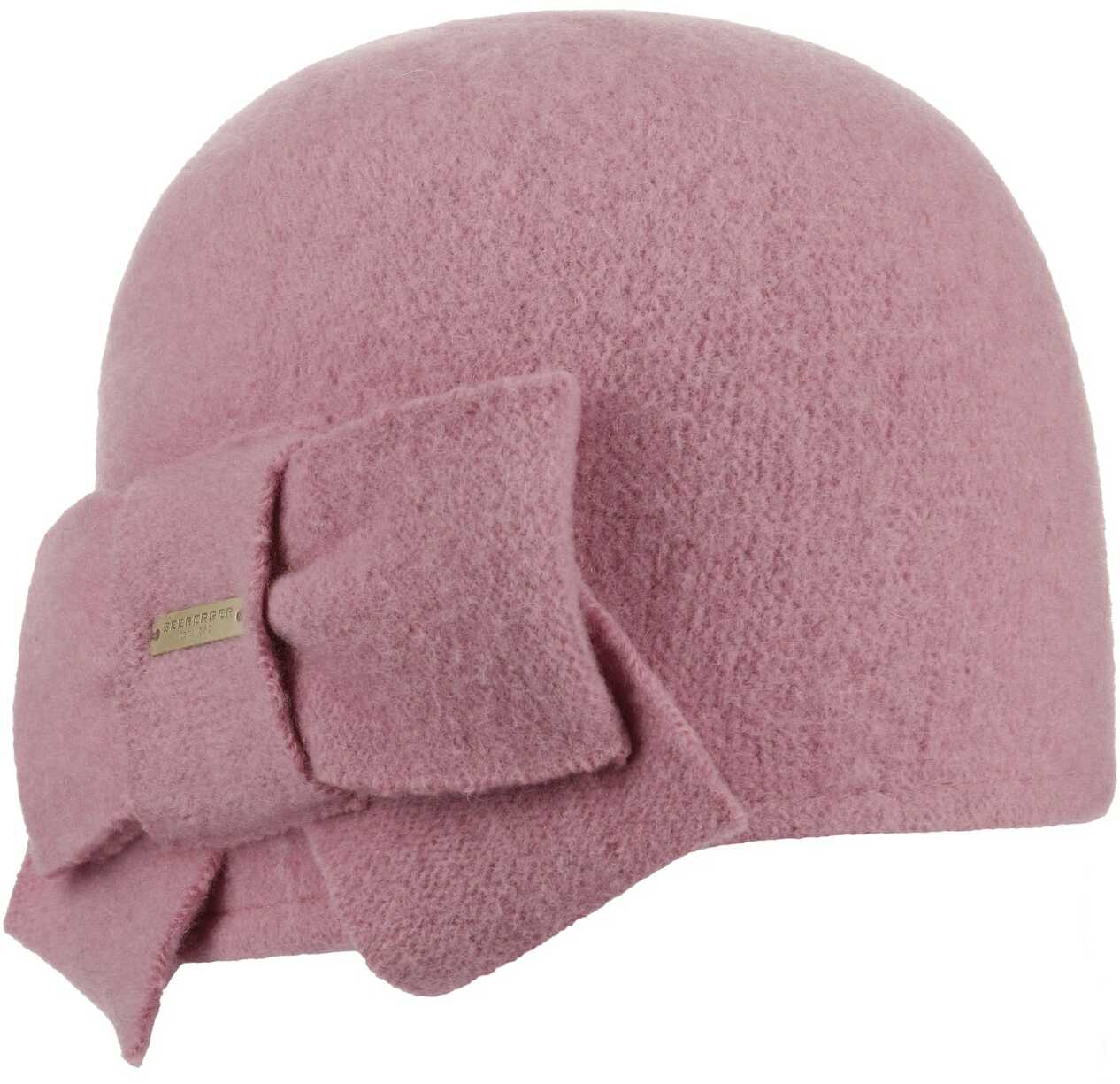 Czapka z Sukna Wełnianego Litika by Seeberger, brudny róż, One Size