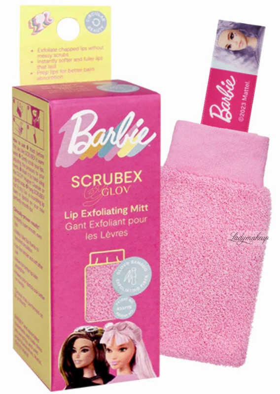 GLOV - BARBIE - SCRUBEX - Lip Exfoliating Mitt - Akcesorium do peelingu ust - Edycja limitowana