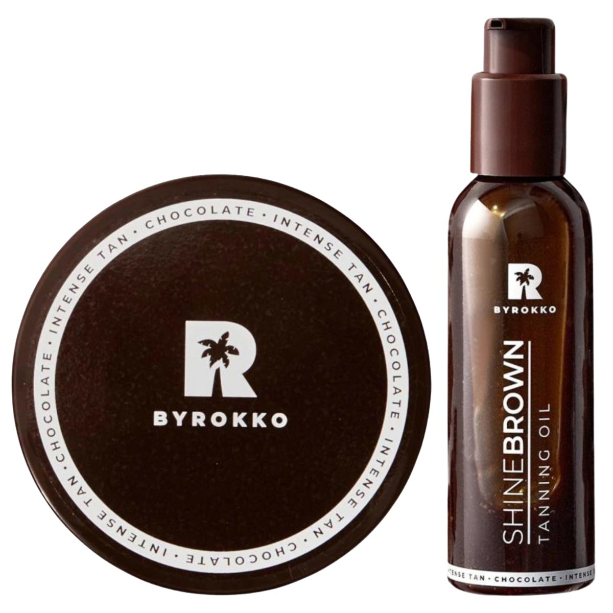 Byrokko Shine Brown Chocolate + Szybki Olejek Brązujący