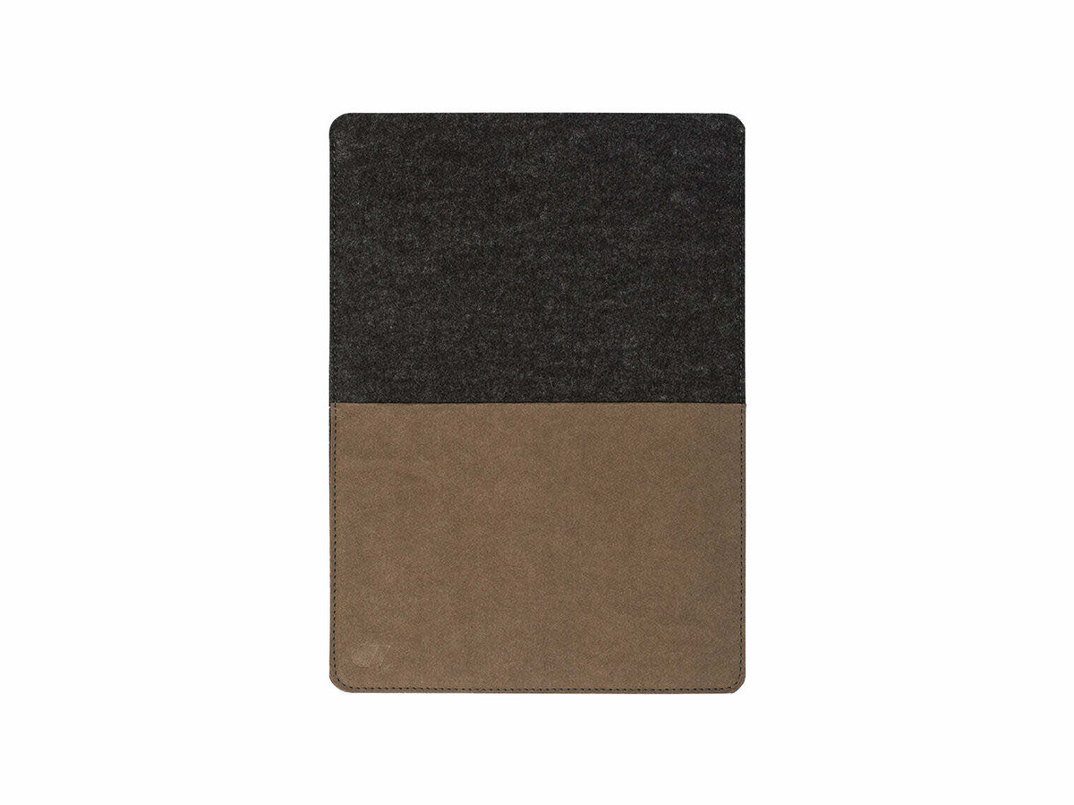Oakywood - Felt MacBook Sleeve - Filcowy pokrowiec na MacBooka, Antracytowa Szarość 13