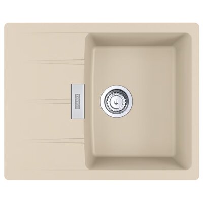 Franke Centro CNG 611-62 GSC Zlewozmywak granitowy jednokomorowy 62x50 cm beżowy 114.0687.314