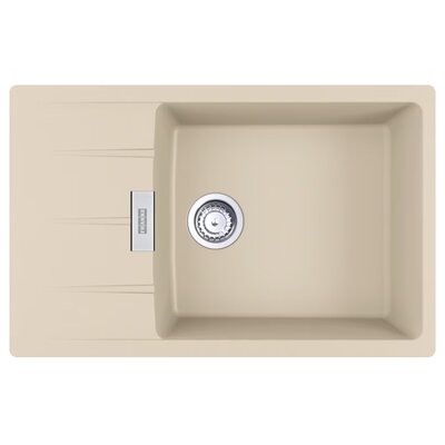 Franke Centro CNG 611-78 GSC Zlewozmywak granitowy jednokomorowy 78x50 cm beżowy 114.0687.319