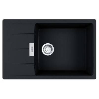 Franke Centro CNG 611-78 XL GSC Zlewozmywak granitowy jednokomorowy 78x50 cm onyx 114.0687.326