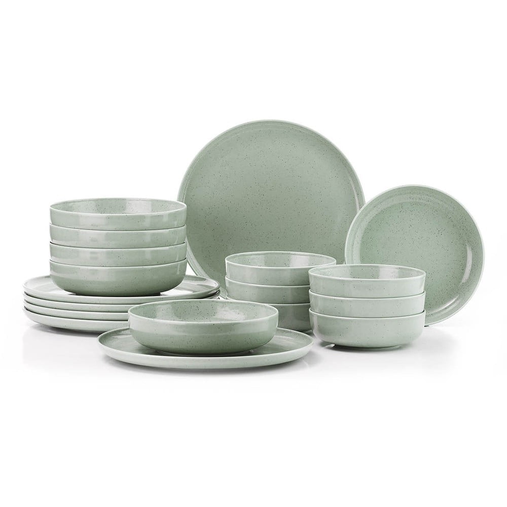Zestaw talerzy z porcelany 18 szt. – Hermia