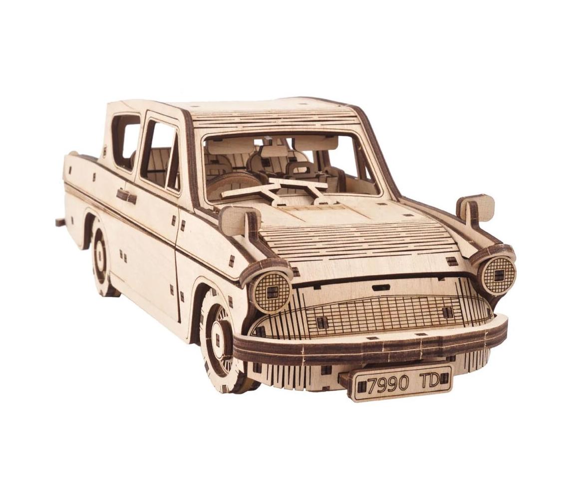 Ugears - 3D drewniane puzzle mechaniczne Harry Potter latający Ford Anglia