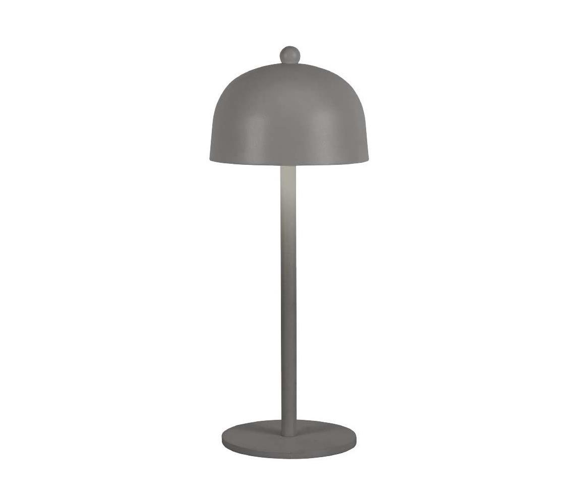 LED Ściemnialna akumulatorowa lampa stołowa LED/1W/5V 3000-6000K 1800 mAh szara