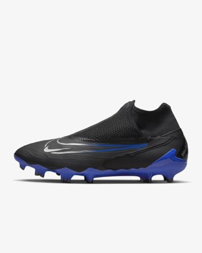 NIKE Phantom męskie buty piłkarskie, Czarny chrom Hyper Royal, 44 EU