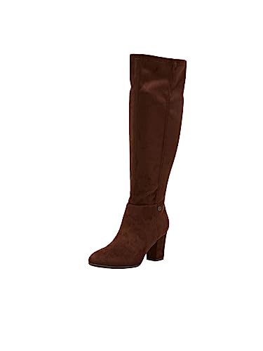 ESPRIT Modne damskie kozaki do kolan, 200/DARK Brown, 40 EU, 200 ciemny brąz, 40 EU