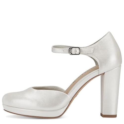 Tamaris Damskie czółenka 1-1-24411-41, perła, 38 EU, Pearl, 38 EU