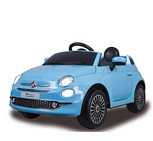 Jamara Ride-on Fiat 500 blue 12V 460444
