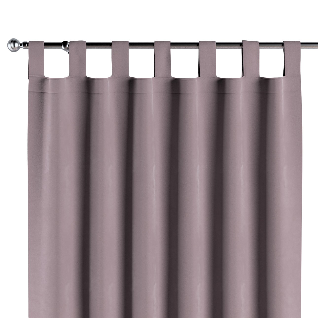 Dekoria Zasłona na szelkach 1 szt. zgaszony róż 1szt 130x260 cm Velvet 310-704-14