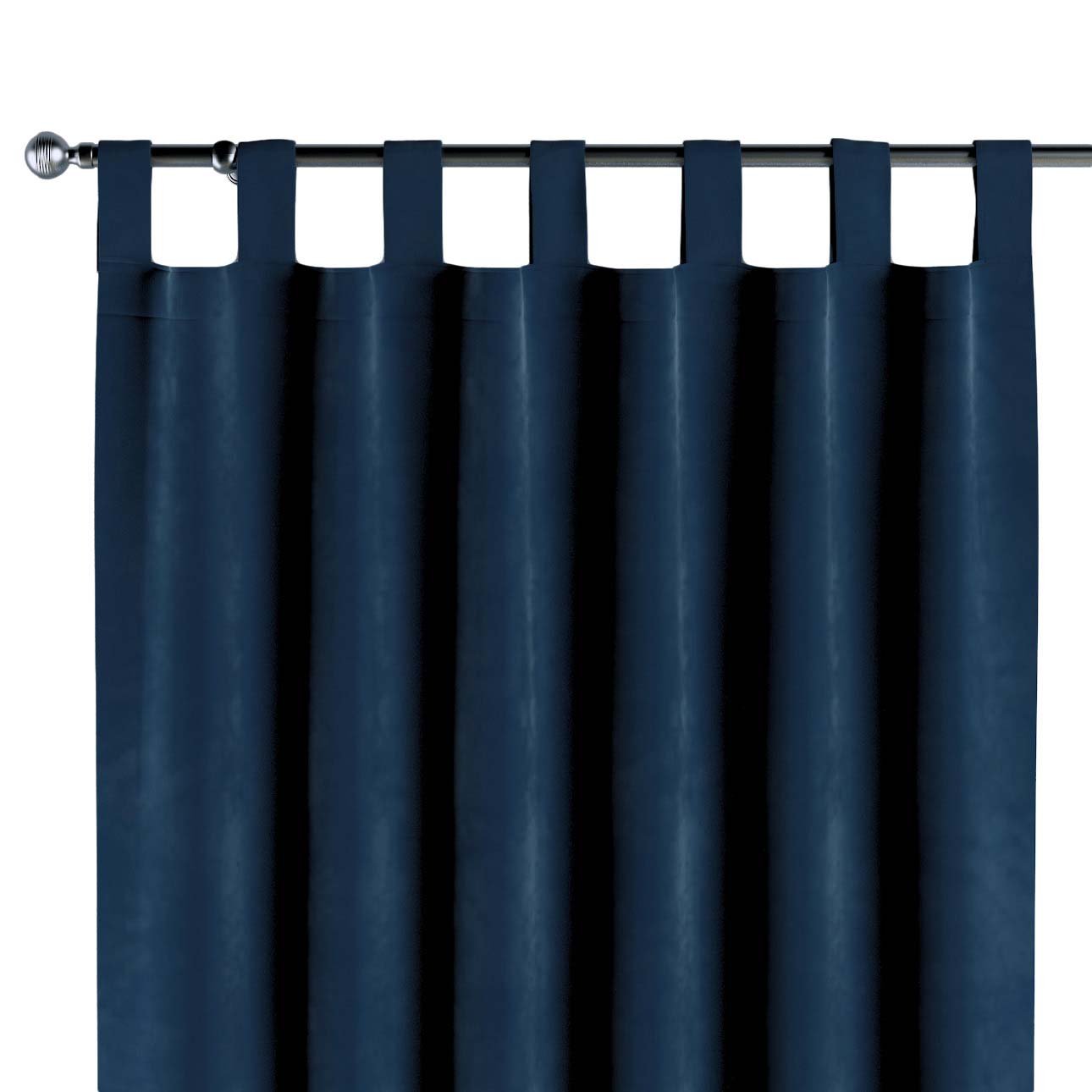 Dekoria Zasłona na szelkach 1 szt. granat 1szt 130 × 260 cm Velvet 310-704-29