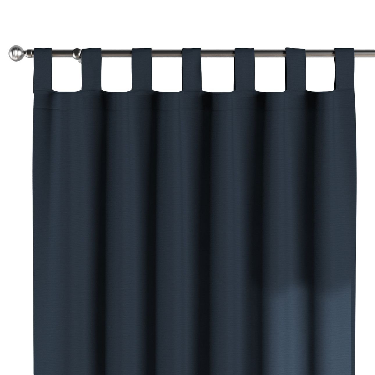 Dekoria Zasłona na szelkach 1 szt. granatowy 1szt 130 × 260 cm Quadro 310-136-04