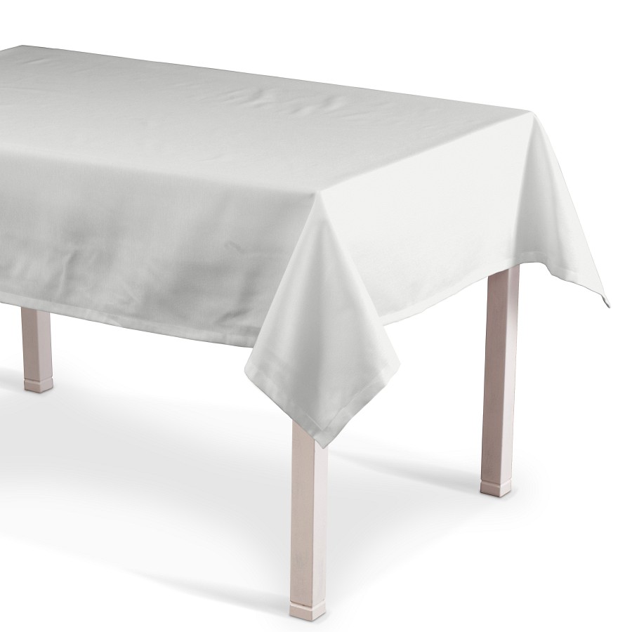 Dekoria Obrus prostokątny śmietankowa biel 130 × 130 cm Loneta