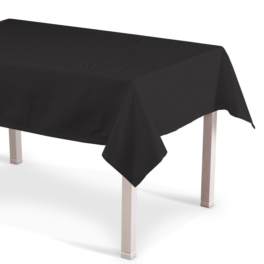Dekoria Obrus prostokątny Shadow Grey grafitowy) 130 × 130 cm Cotton Panama