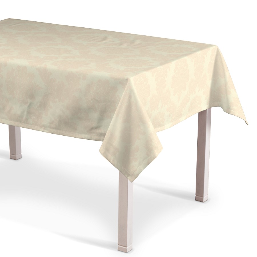 Dekoria Obrus prostokątny ecru 130 × 130 cm Damasco
