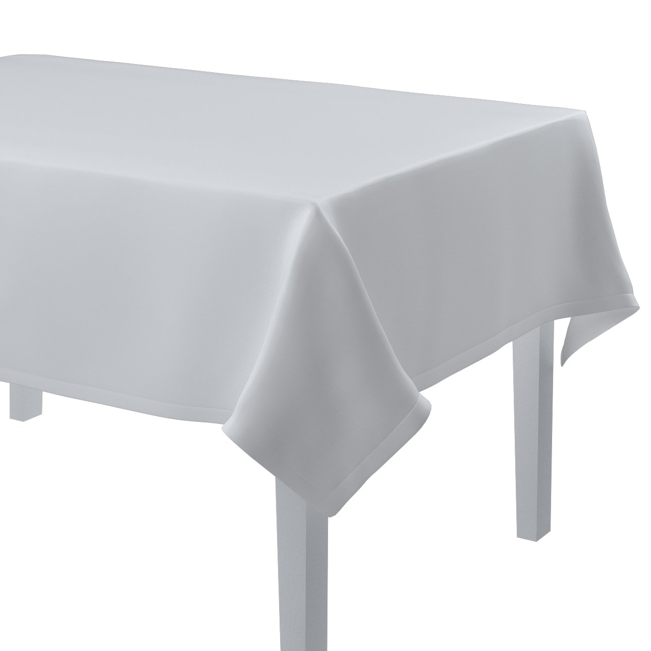 Dekoria Obrus prostokątny biały z połyskiem 130 × 130 cm Damasco 420-141-78