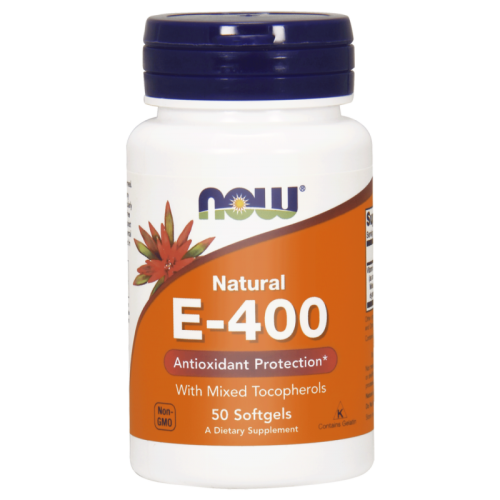 Now Foods NOW WITAMINA E-400 50 KAPSUŁEK N0890