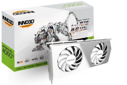 INNO3D GeForce RTX 4060 Ti Twin X2 OC WHITE 16GB
