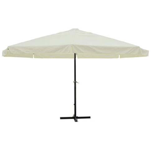 Biały ogrodowy parasol z aluminiową ramą R3-T95
