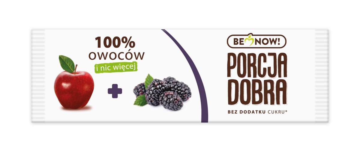 PORCJA DOBRA Listek jabłkowo-jeżynowy 16g - Porcja Dobra