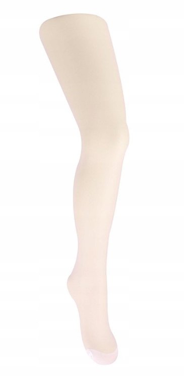 Yo! Rajstopy LYCRA Gładkie Cienkie Ecrue 152-158