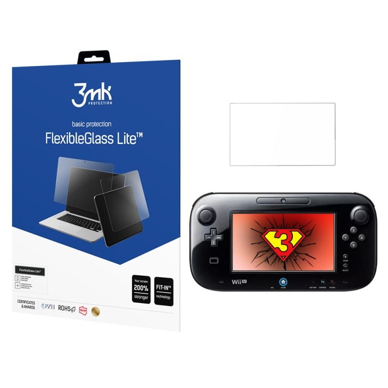 3MK, Wii U Gamepad, Szkło hybrydowe, FlexibleGlass Lite