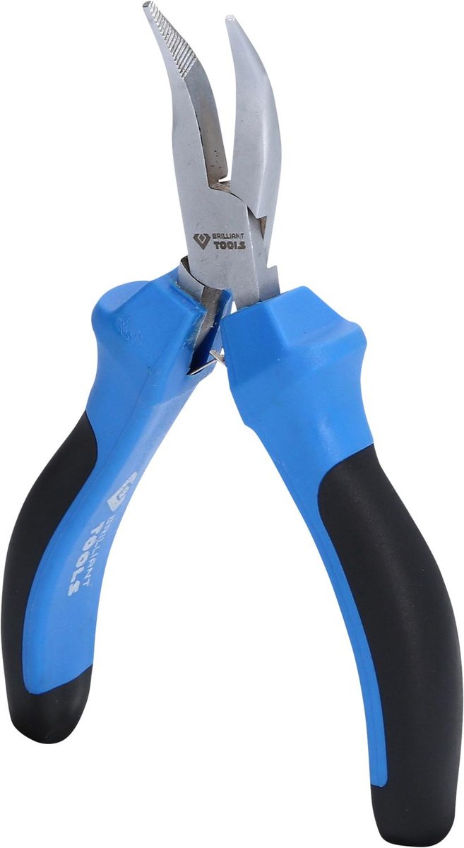 Brilliant Tools Szczypce pó?okr?g?e do mechaniki precyzyjnej,
